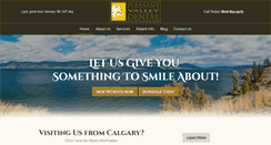 Desktop Screenshot of pleasantvalleydental.ca