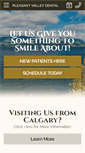 Mobile Screenshot of pleasantvalleydental.ca